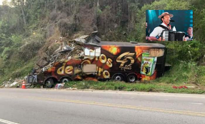 Vocalista e um dos fundadores da banda Garotos de Ouro morre em acidente com ônibus da banda 7