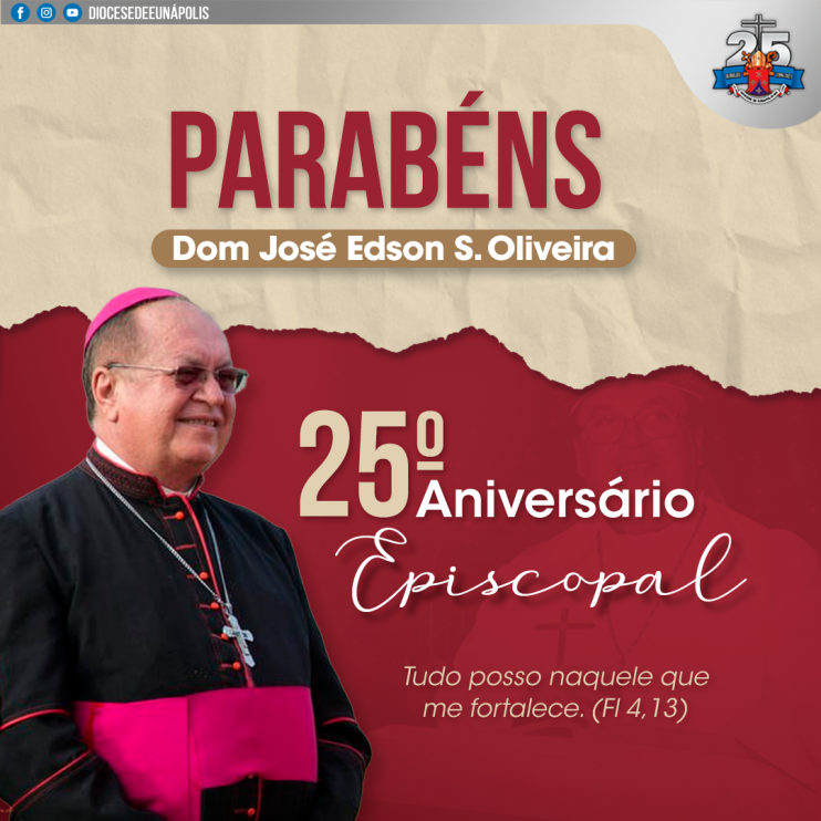 Prefeita Cordélia Torres confirma presença em Missa Solene pela celebração dos 25 anos de Episcopado de D. Edson 10