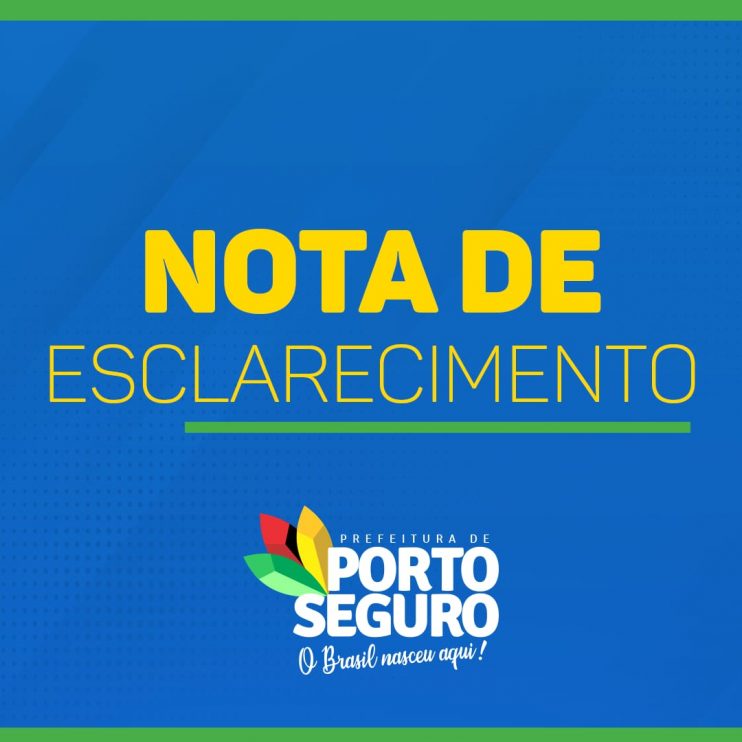 Nota de Esclarecimento: Com relação às diligências realizadas na Orla Norte 7