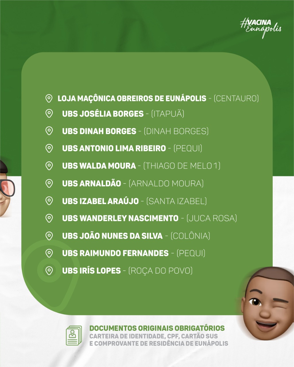 VACINAÇO COVID-19 1ª DOSE PARA O PÚBLICO A PARTIR DE 18 ANOS 6