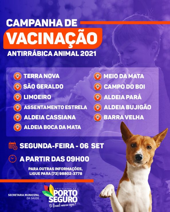 CAMPANHA DE VACINAÇÃO ANTIRRÁBICA ANIMAL 2021 7