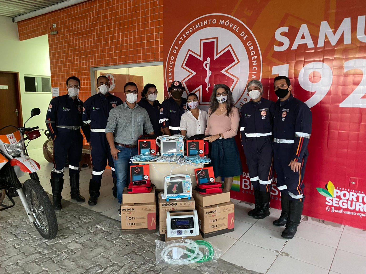 SAMU 192 RECEBE NOVOS EQUIPAMENTOS EM PORTO SEGURO SAMU 192 RECEBE NOVOS EQUIPAMENTOS EM PORTO SEGURO 12