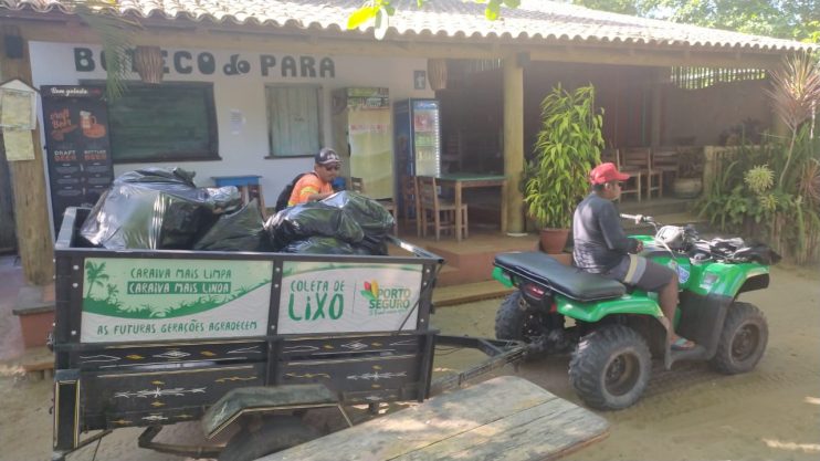 Coleta de lixo em Caraíva passa a ser motorizada 4