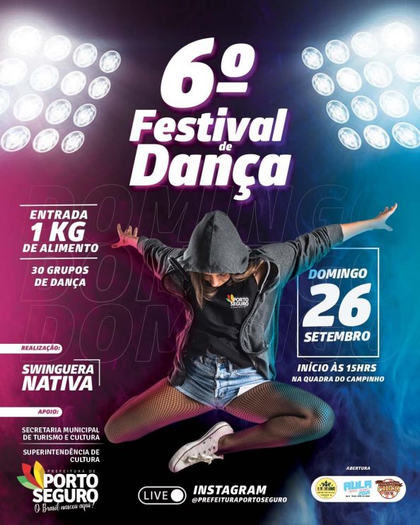 Porto Seguro: Domingo tem 6º Festival de dança na Quadra do Campinho Porto Seguro: Domingo tem 6º Festival de dança na Quadra do Campinho 10