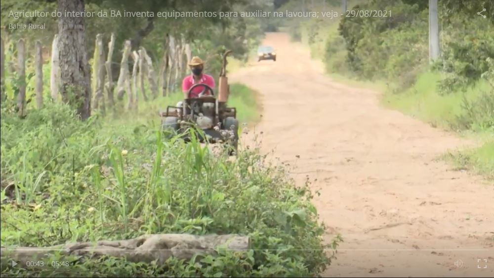 Agricultor recolhe sucatas e cria minitrator e arado motorizado no interior da Bahia 6