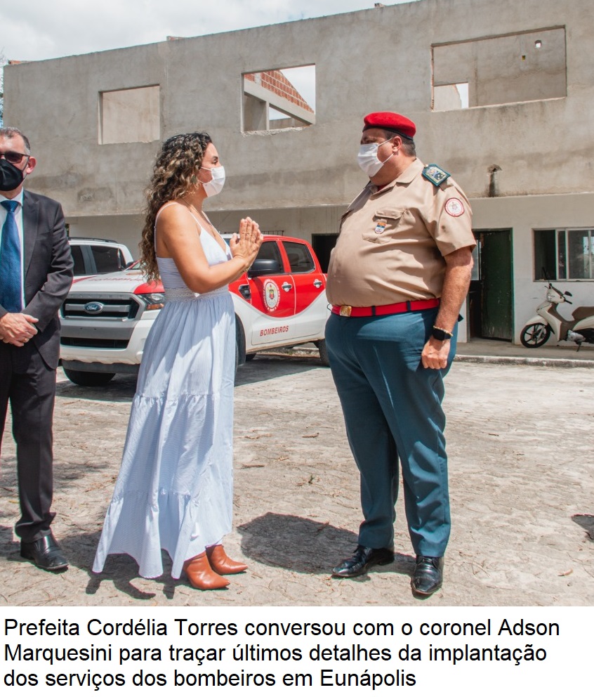 Reunião com prefeita Cordélia Torres define últimos detalhes da implantação do Corpo de Bombeiros em Eunápolis 9