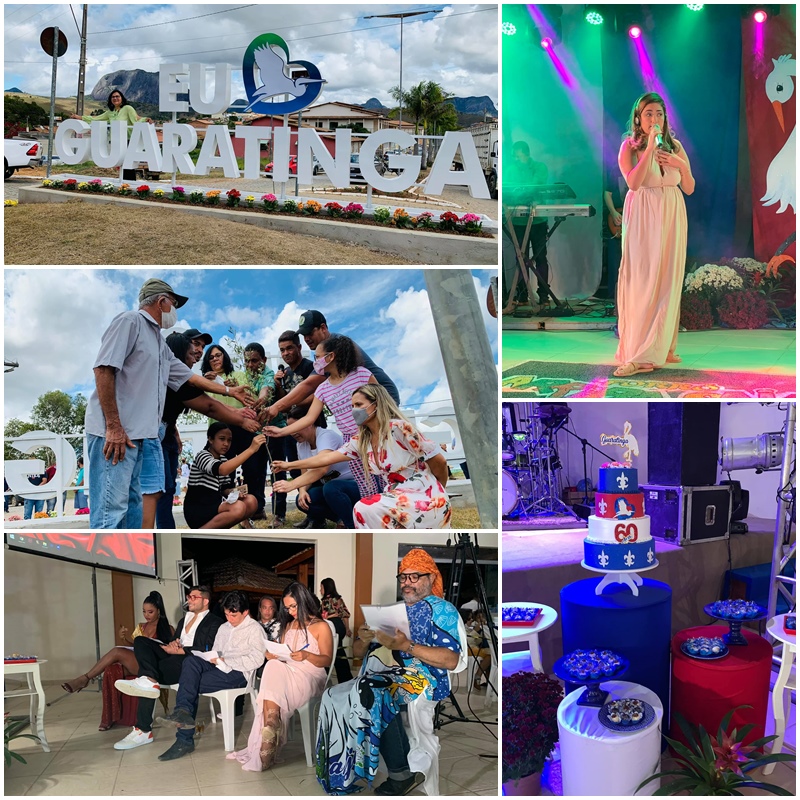 31 DE AGOSTO: ENTREGA DE LETREIRO TURÍSTICO, CONCURSO E LIVES ENCERRAM FESTEJOS DE 60 ANOS DE GUARATINGA 7