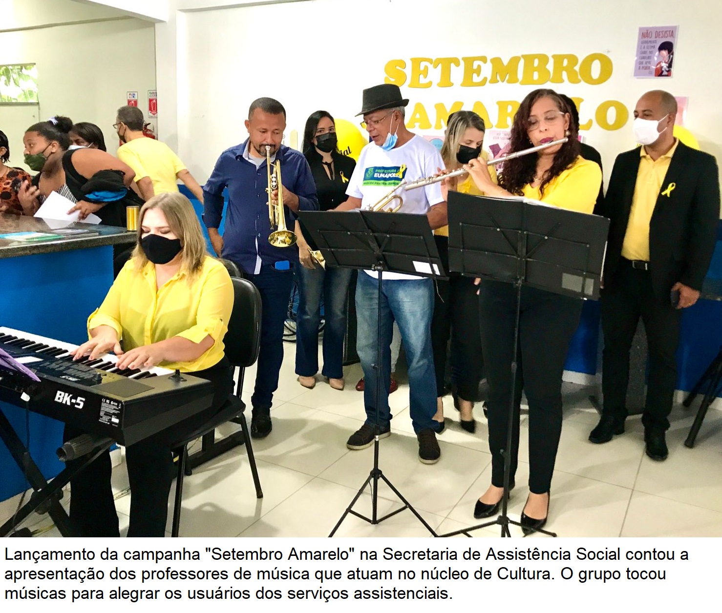 Secretaria de Assistência Social lança “Setembro Amarelo” para usuários dos serviços assistenciais 84