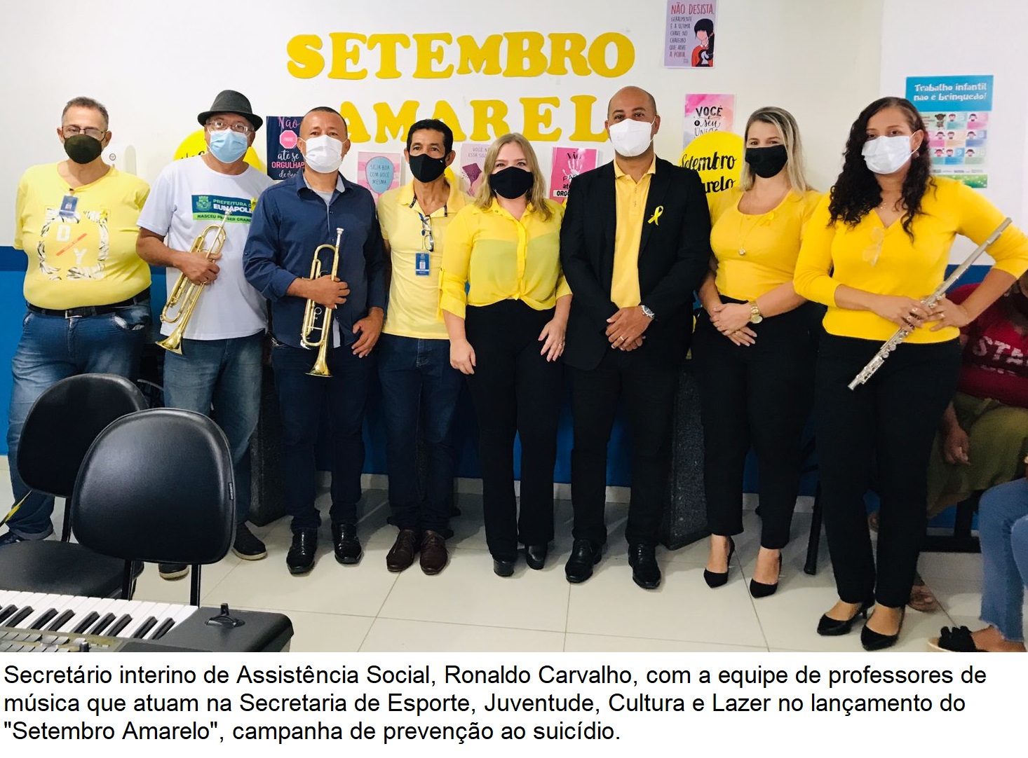 Secretaria de Assistência Social lança “Setembro Amarelo” para usuários dos serviços assistenciais 7
