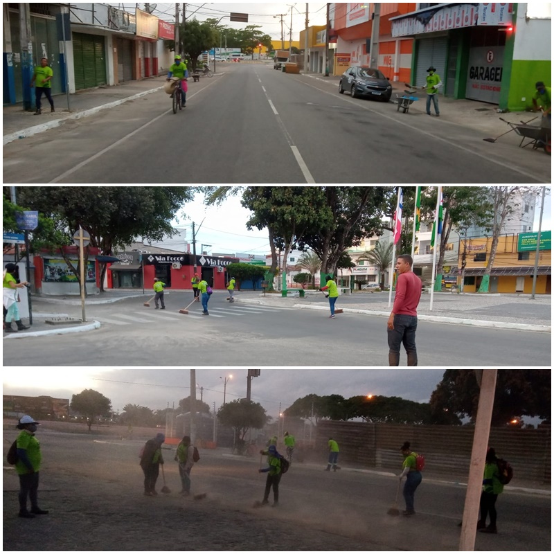 Secretaria de Serviços Públicos realiza ações de limpeza urbana no Centro de Eunápolis 5