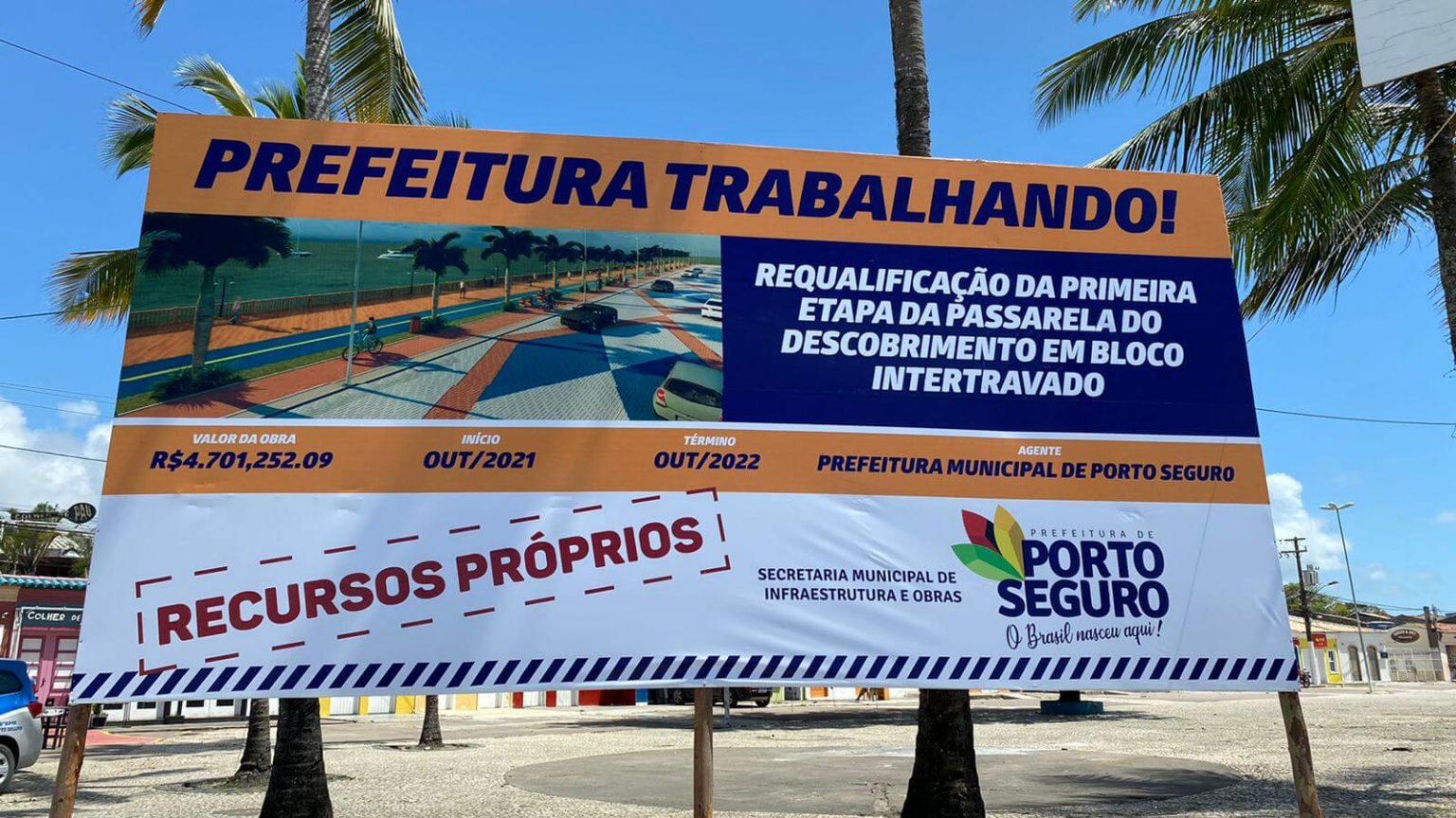 Começam as obras de revitalização da Passarela do Descobrimento 7