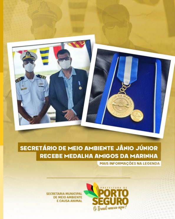 Secretário de Meio Ambiente Jânio Júnior recebe Medalha Amigos da Marinha 4
