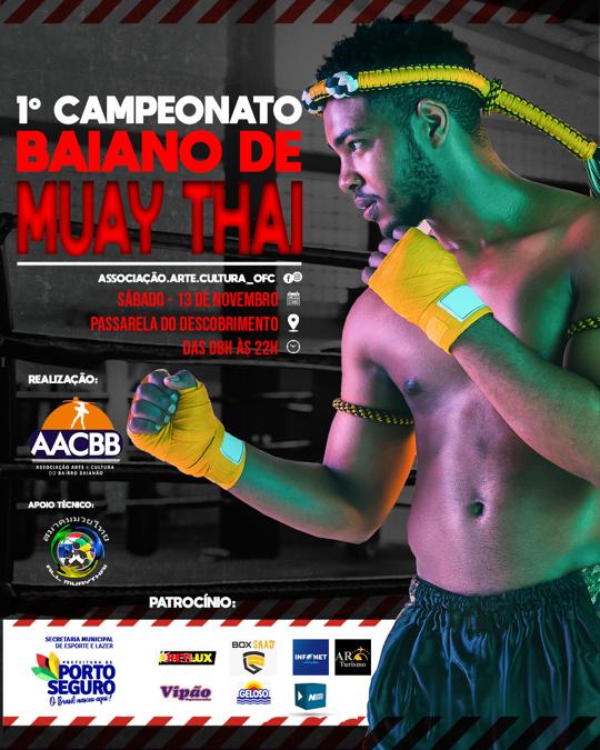 Campeonato Baiano de Muay Thai promete fortes emoções com lutas amadoras, profissionais e GP na Passarela do Descobrimento 5