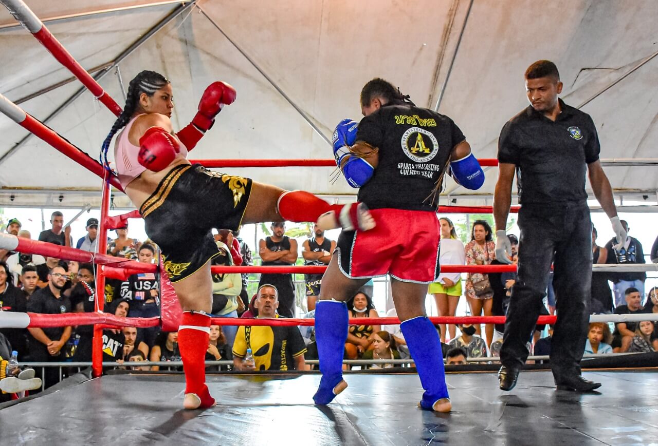 Lutas sensacionais marcam Campeonato Baiano de Muay Thai na Passarela do Descobrimento 28