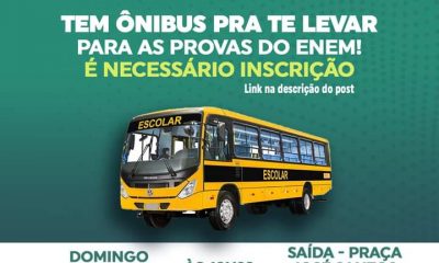 Governo Municipal de Itagimirim disponibiliza ônibus para prova do Enem 32