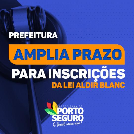 Prefeitura amplia prazo para inscrições da lei Aldir Blanc 5