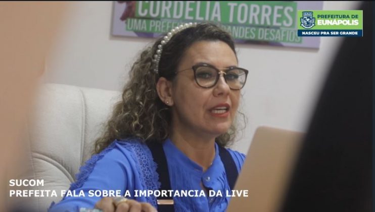Prefeita fala sobre importância da “Live com Cordélia como canal de comunicação com a população 7