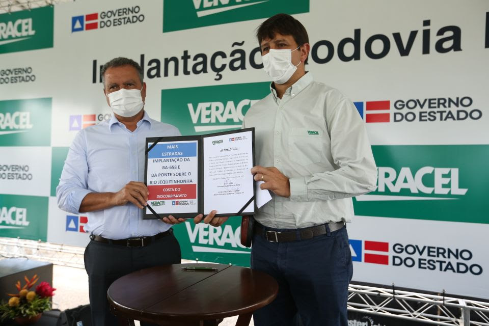 Governo da Bahia e Veracel Celulose anunciam ordem de serviço para a construção de uma nova rodovia estadual 14