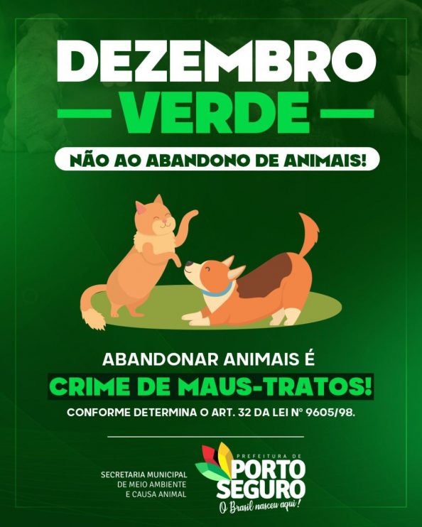 Dezembro Verde é mês de conscientização contra o abandono de animais Dezembro Verde é mês de conscientização contra o abandono de animais 6