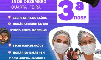 Porto Seguro: Cronograma de Vacinação contra a Covid-19 ( Quarta Feira 15 de dezembro) 42