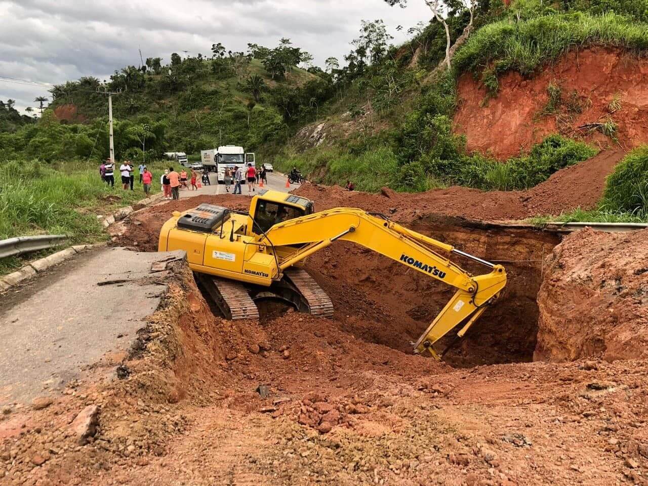 Veracel apoia a recuperação do trecho interditado da BR-101 devido às chuvas 7