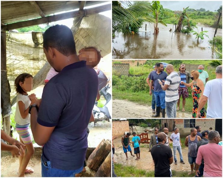 Itagimirim: Prefeitura retira famílias de área atingida pela chuva e presta assistência aos moradores 7