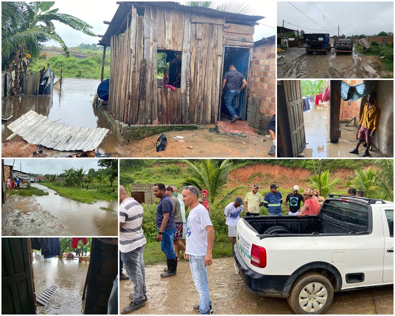 Itagimirim: Prefeitura retira famílias de área atingida pela chuva e presta assistência aos moradores 21