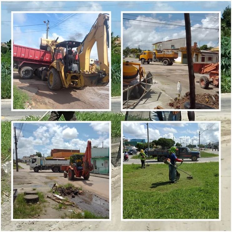 Prefeitura de Eunápolis realiza trabalho de limpeza urbana após trégua das chuvas 4
