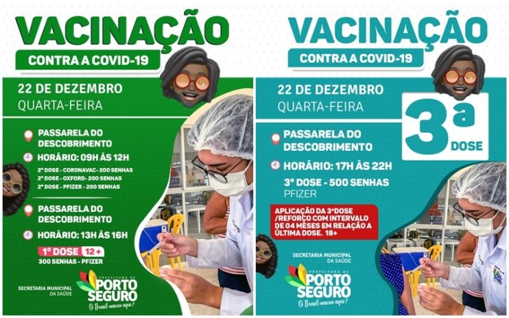 PORTO SEGURO: Vacina contra Covid-19 nesta Quarta-feira - 22 de dezembro 4