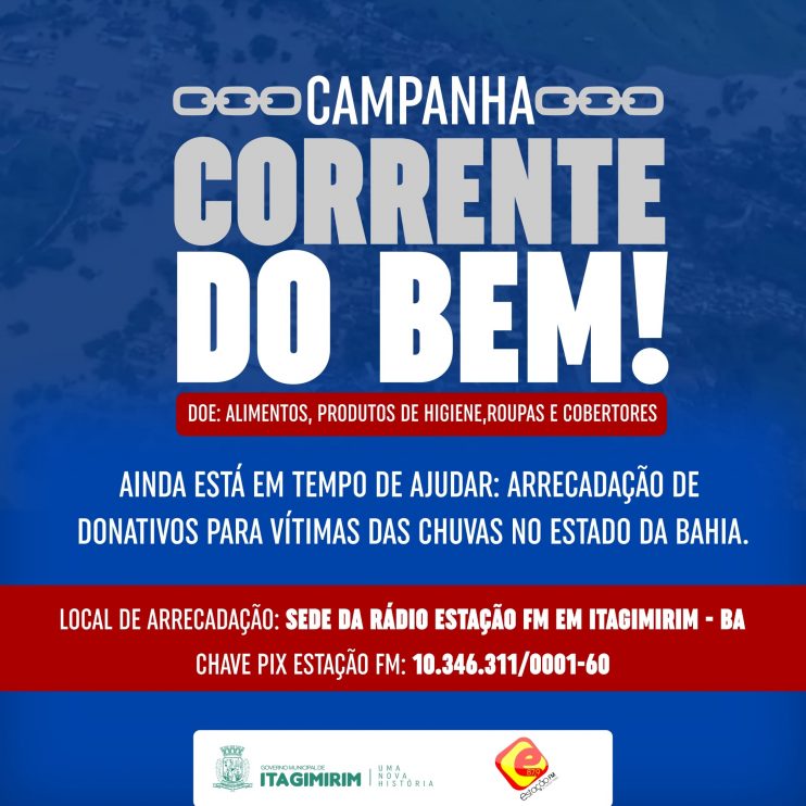 Corrente do Bem em Itagimirim arrecada donativos para municípios atingidos pelas chuvas 13