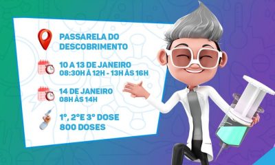 Porto Seguro: Vacinação Contra a COVID-19; de 10 a 13 de Janeiro 16