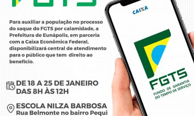 Prefeitura de Eunápolis e Caixa Econômica disponibilizam central de atendimento para auxiliar no saque do FGTS 23