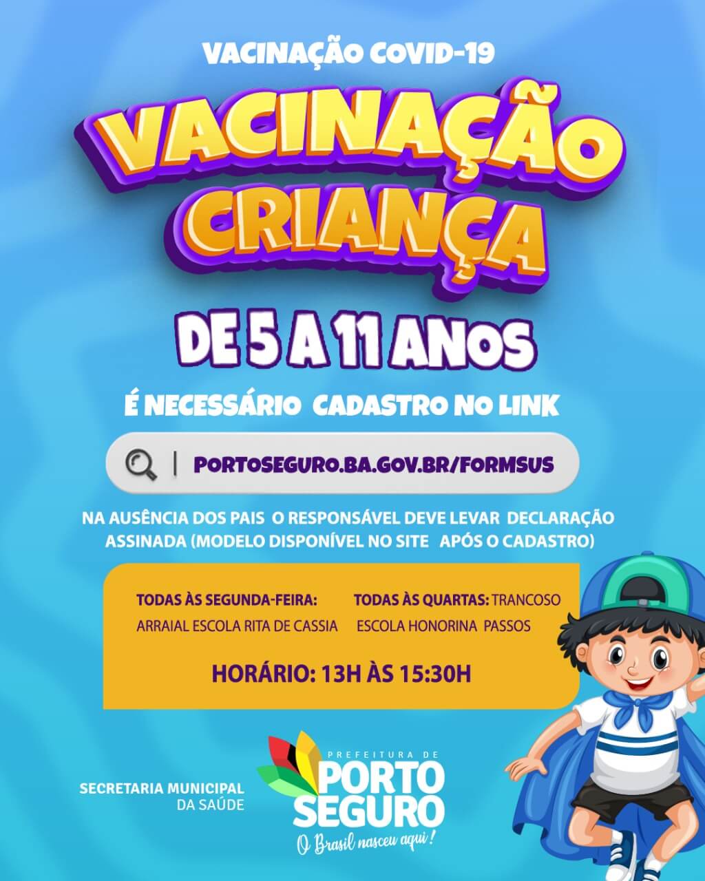 Vacina contra Covid-19: 24 a 27 de janeiro na Passarela do Descobrimento 6