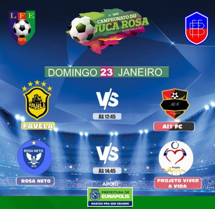 Prefeitura de Eunápolis realiza abertura do Campeonato Juca Rosa neste domingo Prefeitura de Eunápolis realiza abertura do Campeonato Juca Rosa neste domingo 6