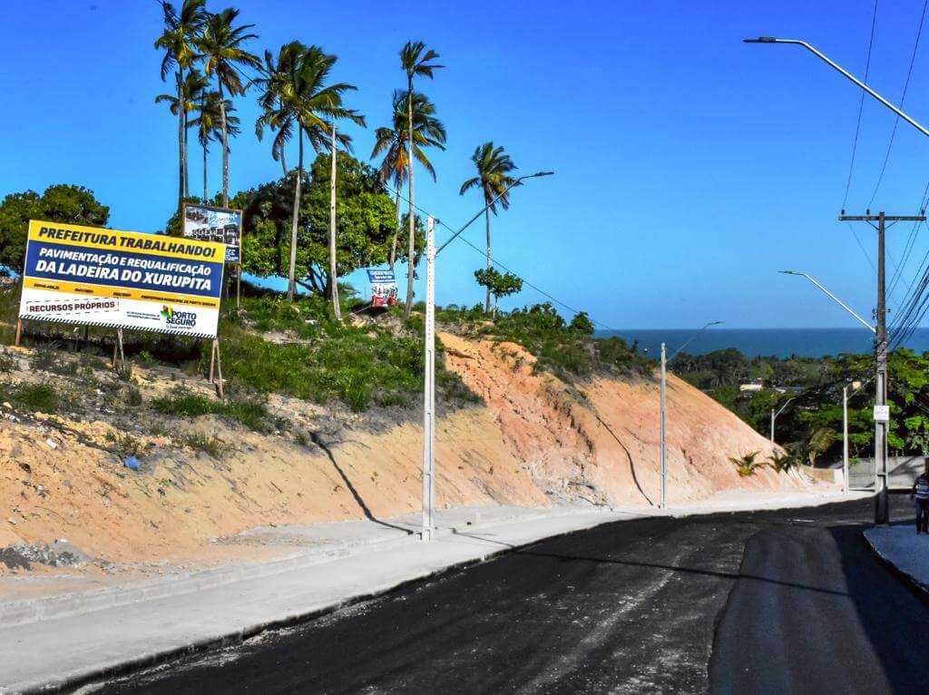 Porto Seguro: Ladeira do Xurupita recebeu asfalto 66