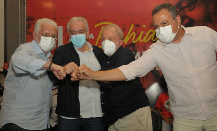 Lançamento da pré-candidatura com Lula na Bahia será realizado em local fechado e terá público 10