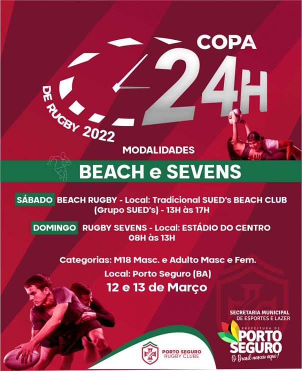 Está chegando a COPA 24H de Rugby 4