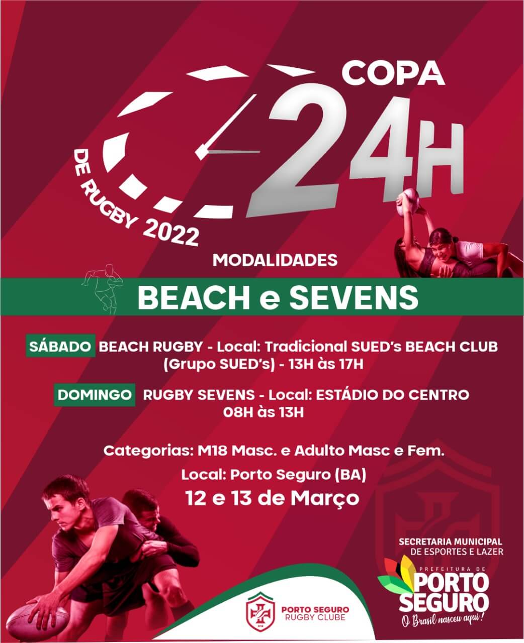 Está chegando a COPA 24H de Rugby 5