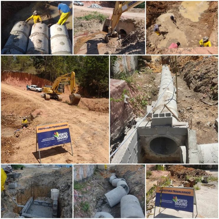 Porto Seguro: Prefeitura melhora condições da Estrada de Imbiruçu & Rua no bairro Mirante ganha novo sistema de drenagem 5