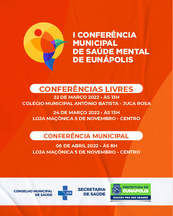 Conferências livres discutem saúde mental nesta semana em Eunápolis 9