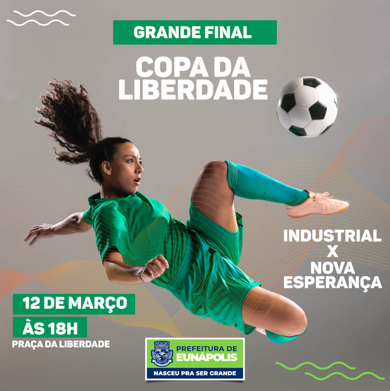 Secretaria de Esporte promove final da II Copa da Liberdade Feminina Society neste sábado 6