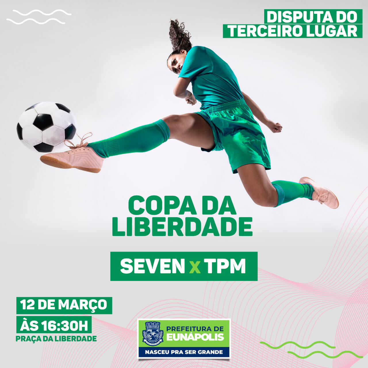 Secretaria de Esporte promove final da II Copa da Liberdade Feminina Society neste sábado 5