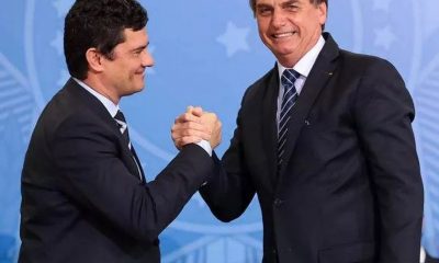 "Nunca briguei com Sérgio Moro. Ele que pediu pra sair", diz Bolsonaro em entrevista à TV Aratu; assista 40