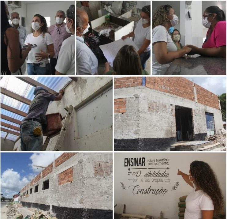 Prefeita Cordélia Torres visita obra do futuro Centro de Especialidades Municipal 11