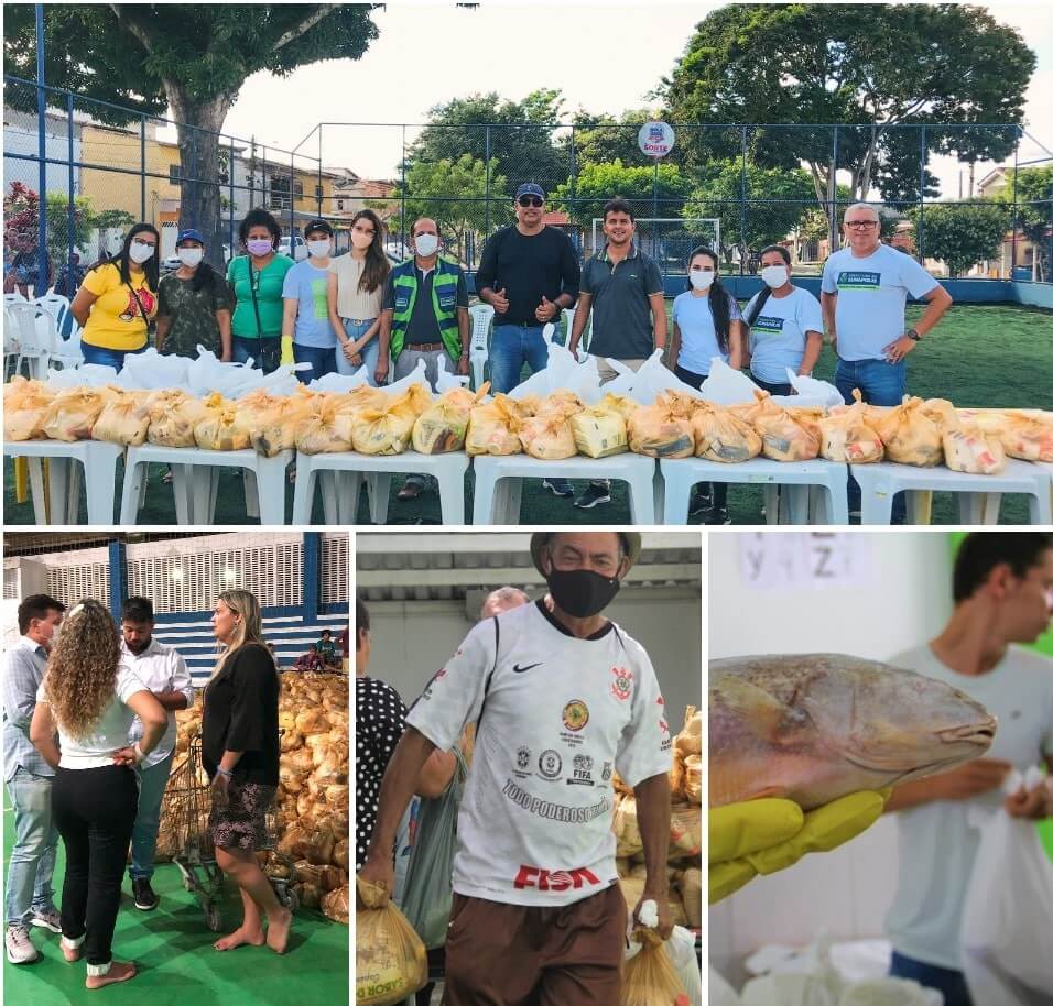 Prefeitura de Eunápolis entrega 15 mil quilos de peixe e kits de alimentos para famílias carentes 56