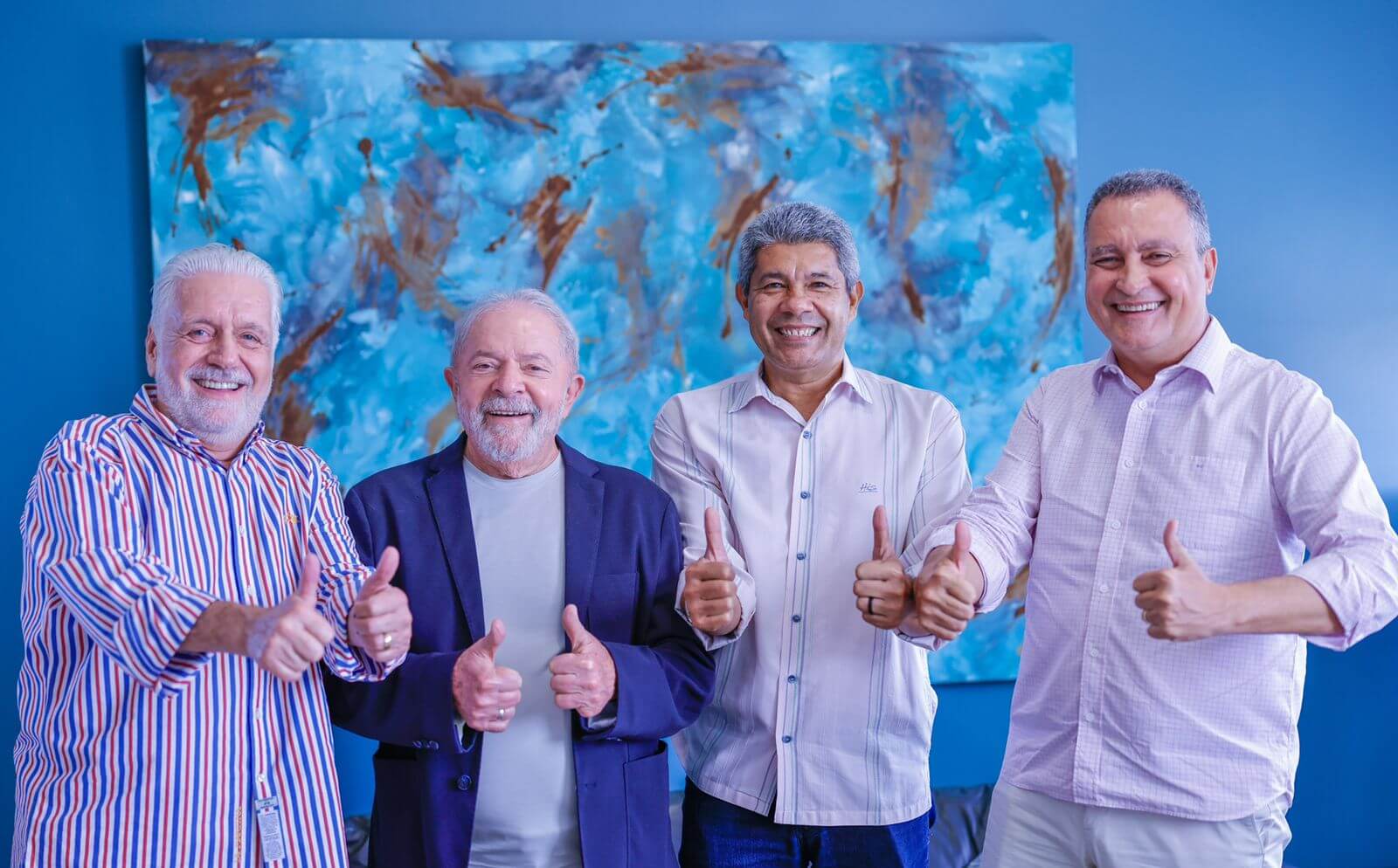 Em Salvador, Jerônimo se reúne com Lula, Wagner e Rui Costa: "time está unido" 21