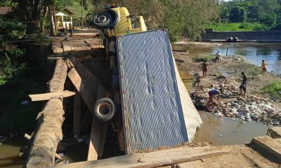 Novas informações sobre Ponte da Represa que desabou durante passagem de caminhão na BA-686 em Guaratinga 34