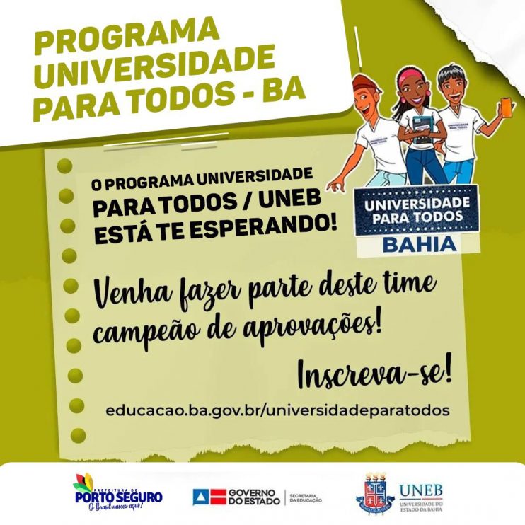 Oportunidade: Programa Universidade Para Todos está com matrículas abertas 4