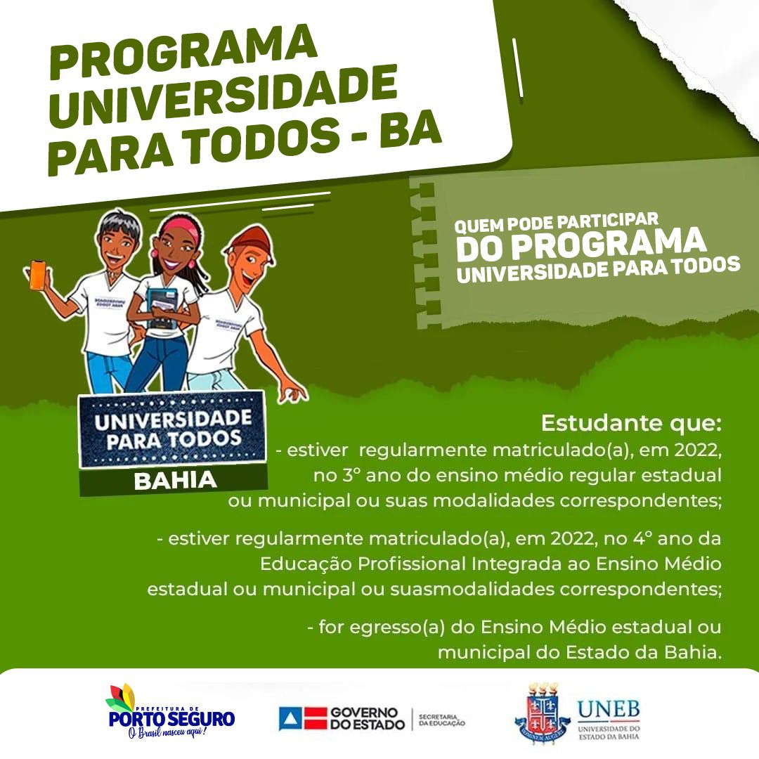 Oportunidade: Programa Universidade Para Todos está com matrículas abertas 6