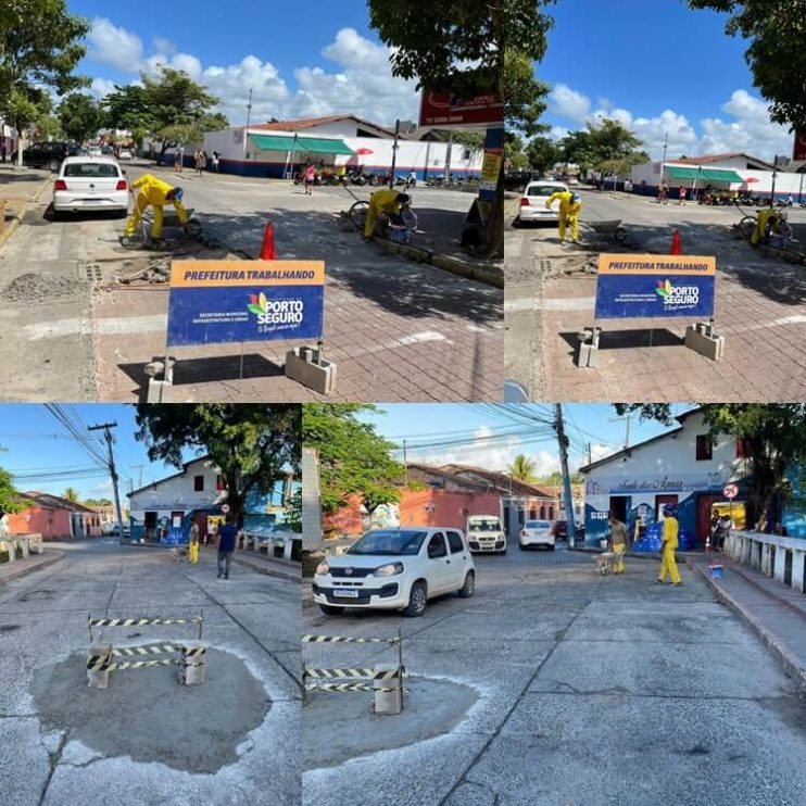 Porto Seguro: Rua Marechal Deodoro e Avenida Getúlio Vargas recebem manutenção 13